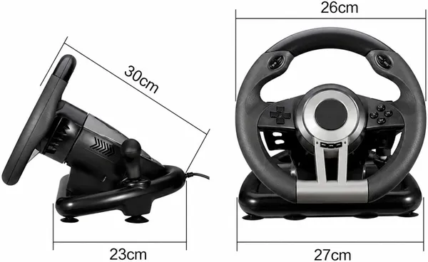 Playtastic_V3_Pro_Racing_Steering_Wheel_with_Dual_Motors_Vibration_Feedback,_Break_Pedals__Motion_Controller_(Black,_For_PS2,_PC,_PS3,_PS4,_Xbox)