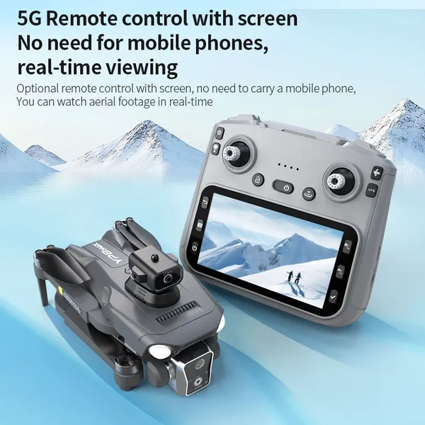 Playtastic_YP8_Max_Drone_with_Camera_Brushless_4.5-inch_Screen_GPS_Return_Drone_()