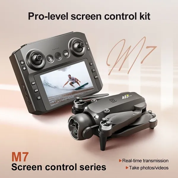 Playtastic_M7_Optical_Flow_Dual_Camera_Foldable_Brushless_FPV_Drone_with_4.3_Inch_Screen_Drone_()