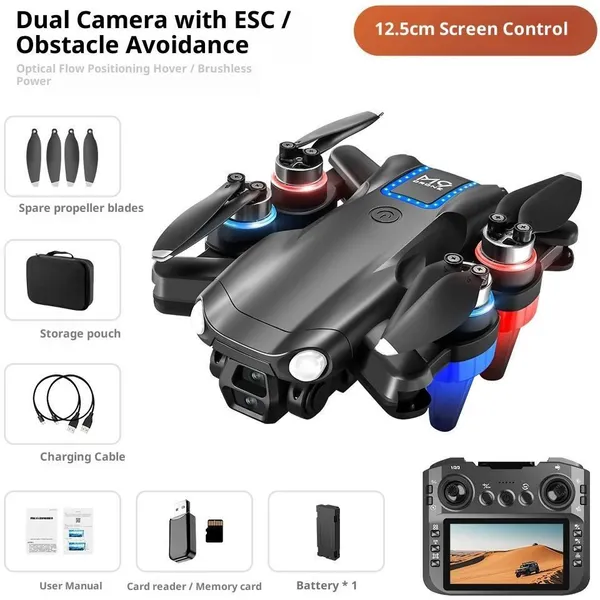 Playtastic_M9_Brushless_Foldable_6-Axis_Gyro_UAV_480p_Optical_Flow_Obstacle_Avoidance_Drone_()