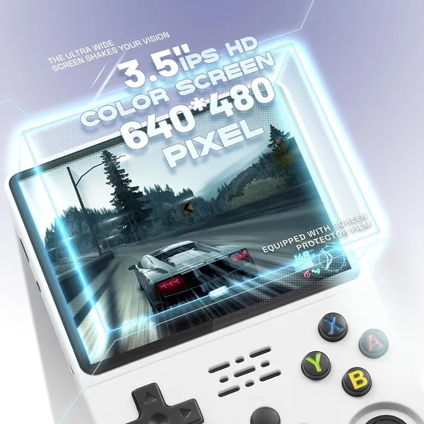 Confiavel_Retro_Handheld_Game_,R36S_with_3.5"_IPS_Screen,_Linux_System,_Portable_Gaming_&_Entertainment_Device_64_GB_with_15000+_Games_(White)