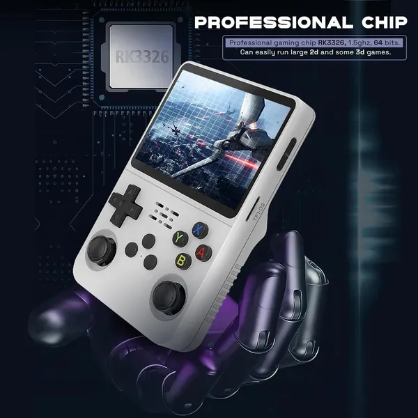 Confiavel_Retro_Handheld_Game_,R36S_with_3.5"_IPS_Screen,_Linux_System,_Portable_Gaming_&_Entertainment_Device_64_GB_with_15000+_Games_(White)