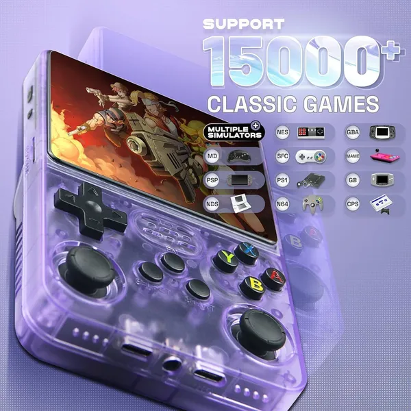 Confiavel_Retro_Handheld_Game_,R36S_with_3.5"_IPS_Screen,_Linux_System,_Portable_Gaming_&_Entertainment_Device_64_GB_with_15000+_Games_(Purple)