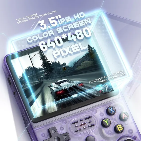 Confiavel_Retro_Handheld_Game_,R36S_with_3.5"_IPS_Screen,_Linux_System,_Portable_Gaming_&_Entertainment_Device_64_GB_with_15000+_Games_(Purple)