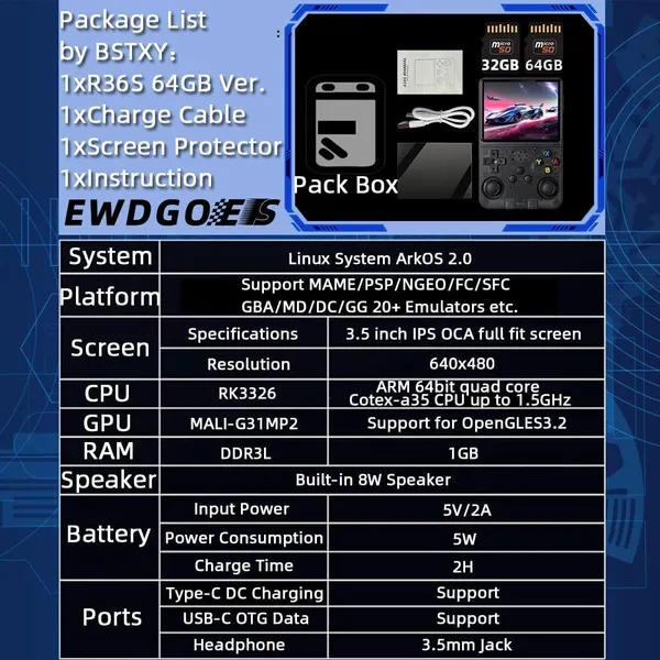 Playtastic_R36S_Game_Console_3.5_inch_Retro_Emulator_System_64_GB_with_15000+Preinstall_Video_Game_Mario_,GTA_Vice_City_(Black)