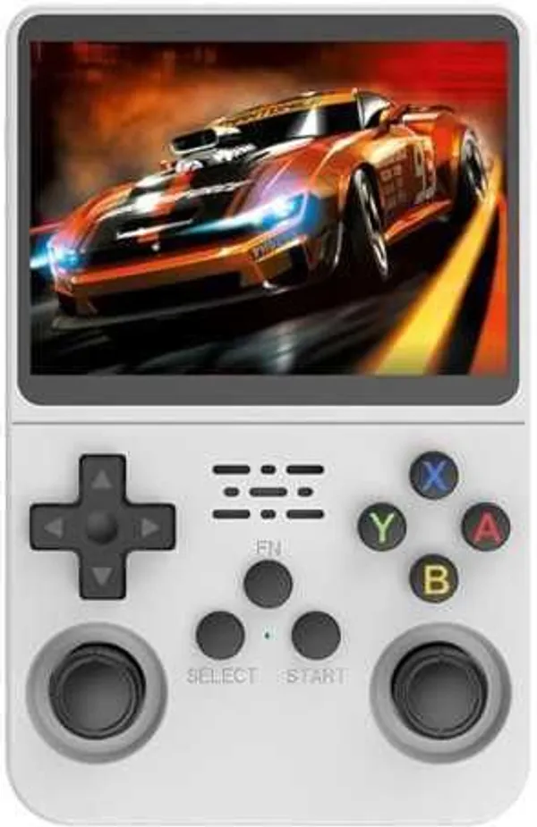 Playtastic_R36S_Game_Console_3.5_inch_Retro_Emulator_System_64_GB_with_15000+Preinstall_video_game_Mario_,GTA_Vice_City,_God_Of_War_(White,_No)