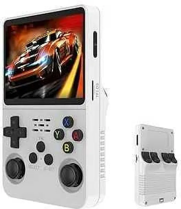 Playtastic_R36S_Game_Console_3.5_inch_Retro_Emulator_System_64_GB_with_15000+Preinstall_video_game_Mario_,GTA_Vice_City,_God_Of_War_(White,_No)