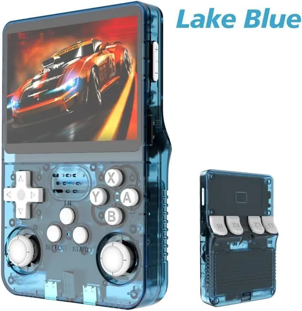Playtastic_R36S_Game_Console_3.5_inch_Retro_Emulator_System_64_GB_with_15000+Preinstall_video_game_Mario_,GTA_Vice_City_(Lake_Blue)