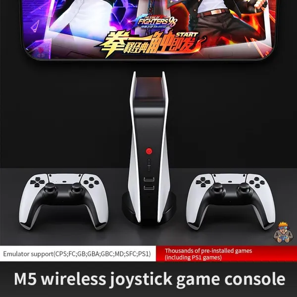 Playtastic_M5_Video_Game_Console_4k_Retro_Game_tv_Box_15000+_Free_Games_64_GB_with_Plug_&_Play_TV_Gaming_Box,_2_Wireless_Controllers_(White)