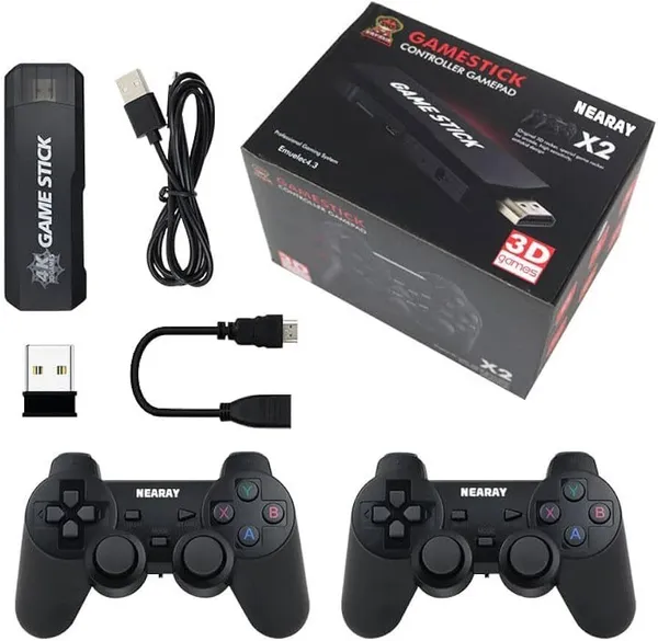 Playtastic_K8_Game_Stick_Retro_Game_Console_4K_HD_2.4G_Wireless_Controller_64_GB_with_Plug_&_Play_TV_Gaming_Box,_2_Wireless_Controllers_(Black)