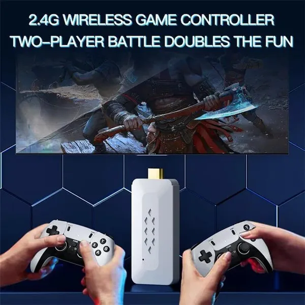Playtastic_M22_Game_stick_Retro_Video_Game_Console_with_2_Wireless_Controller_64_GB_with_Plug_&_Play_TV_Gaming_Box,_2_Wireless_Controllers_(Black)