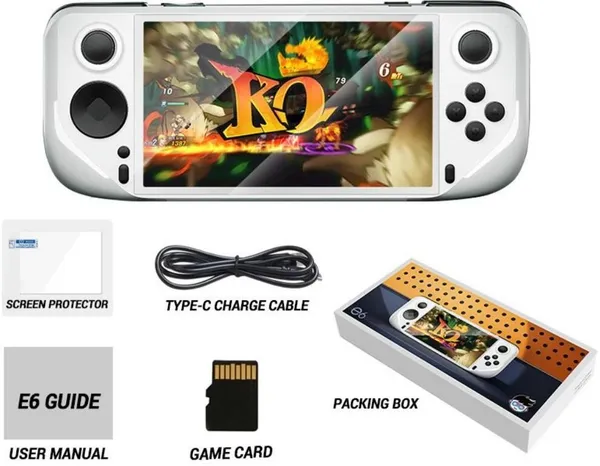 Playtastic_E6_Handheld_Game_Console_Portable_Video_Game_64_GB_with_5-inch_IPS_Screen,_10+_Emulators_and_10000+Retro_Games_(White)