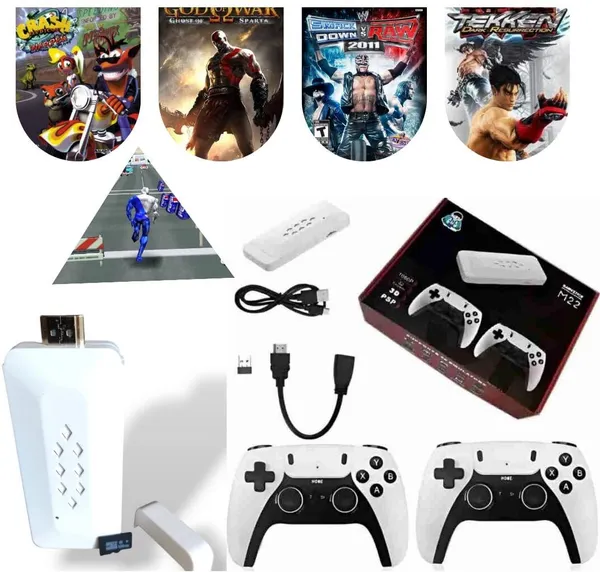 Playtastic_M22_Retro_Game_Stick_-_Wireless_HD_Plug_&_Play,_52_Emulators,_30,000+_Games_128_GB_with_Video_Games_Like_Mario_,GTA_Vice_City,_Super_Mario_Bros_,Contra_&_Retro_Games_(White)