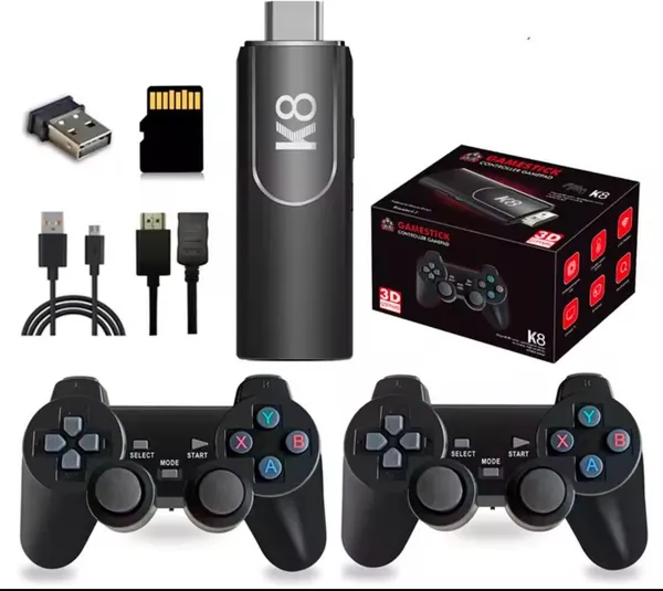 Playtastic_K8_Game_Stick_40000+_Inbuilt_Games_64_GB_with_Retro_Classic_3D_video_game_console_with,_2_Wireless_Controllers_(Black)