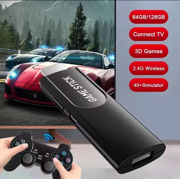 Playtastic_K8_Game_Stick_40000+_Inbuilt_Games_64_GB_with_Retro_Classic_3D_video_game_console_with,_2_Wireless_Controllers_(Black)