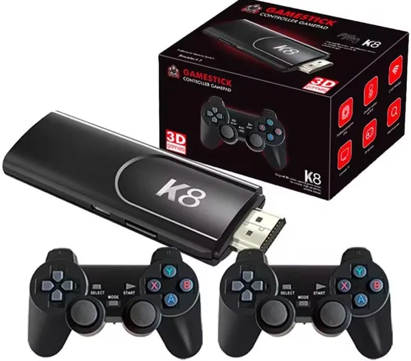 Playtastic_K8_Game_Stick_Retro_Game_Console_4K_HD_2.4G_Wireless_Controller_128_GB_with_Plug_&_Play_TV_Gaming_Box,_2_Wireless_Controllers_(Black)