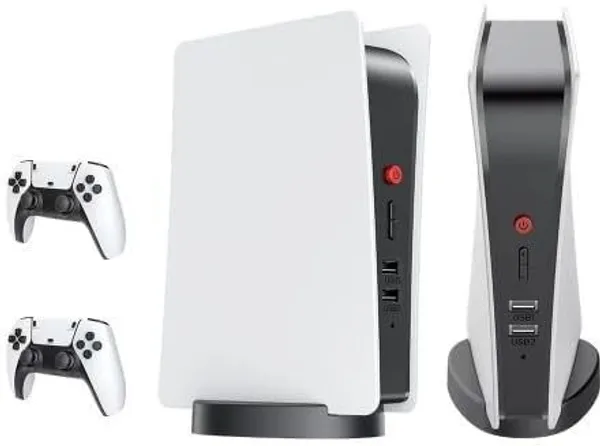 Playtastic_M5_Video_Game_Console_4k_Retro_Game_tv_Box_128_GB_with_15000+_Free_Games,_Two_Wireless_Controllers_for_PS-1/CPS/FC/GBA_Arcade_Gaming_(Black)