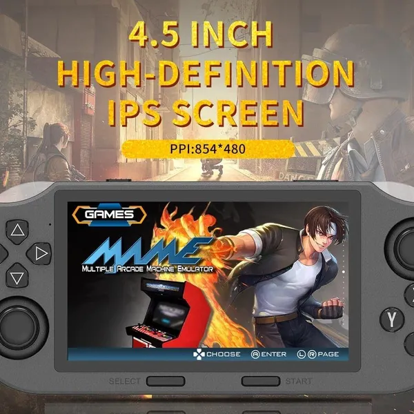 Playtastic_SF3000_4.5_Inch_IPS_Screen_Open_Source_Game_Console_64_GB_with_20+_Emulator_64G_TF_Card,_15000+_game,_Portable_Retro_Game_Console_(Black)