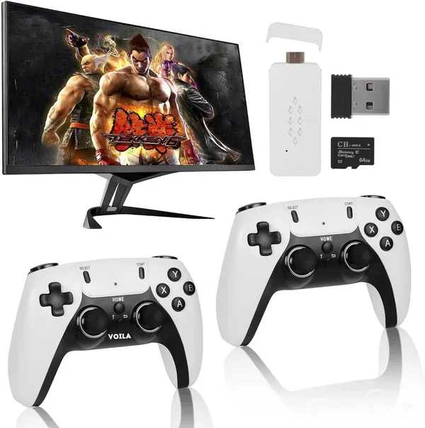 Playtastic_M22_Retro_Game_Stick_-_Wireless_HD,_52_Emulators,_25000+_Games_64_GB_with_Mario_Bros,_SmackDown,_Tekken,_GTA_Vice_City,_Other_Retro_Games_(White)