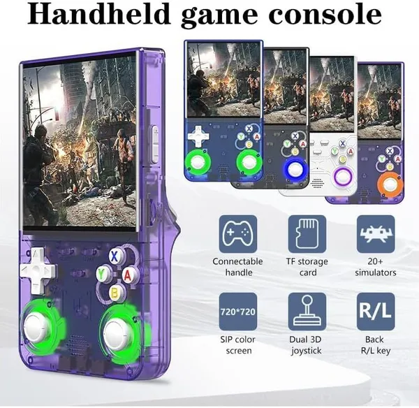 Playtastic_R36_Ultra_Game_Console_4_inch_Retro_Emulator_System_64_GB_with_20000+Preinstall_video_game_20+_Simulators_(Purple)