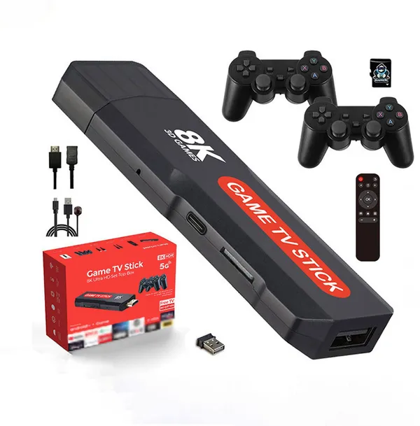 Playtastic_X2_PLUS_M8_Video_Game_Console,_4K_64_GB_with_2_Wireless_Controller_TV_Stick,_30000+_Games_For_PSP_(Black)