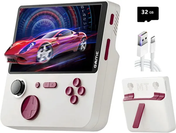 Playtastic_E5_Game_Console_5_Inch_Screen_64_GB_with_Built-in_15000+_Classic_Games,_5000mAh_Battery,_Portable_Pocket_Arcade_(White)