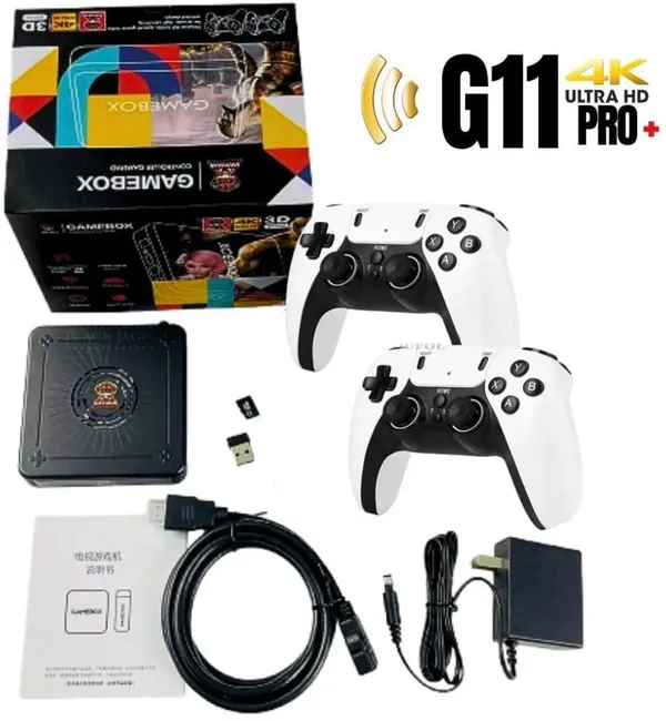 Playtastic_G11_Pro_Plus_Game_Box_HD_4k_Super_Console_Video_Game_Box_64_GB_with_Plug_&_Play_TV_Gaming_Box,_2_Wireless_Controllers_(Black)