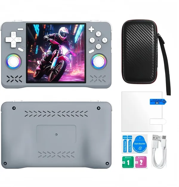 Playtastic_XF40H_Retro_Gaming_Console_with_4.0_Inch_4K_HD_IPS_Screen_Inbuilt_WIFI_64_GB_with_Preloaded_20,000+_Classic_Games,_Open_Source_Linux_System_(Grey)