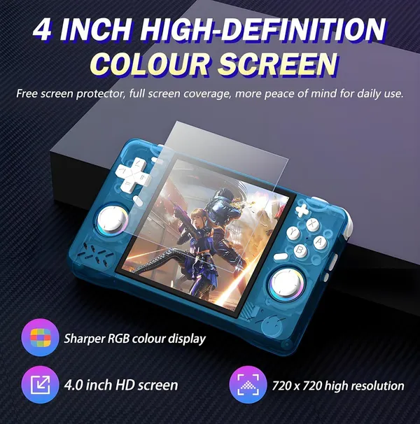 Playtastic_XF40H_Retro_Gaming_Console_with_4.0_Inch_4K_HD_IPS_Screen_Inbuilt_WIFI_64_GB_with_Preloaded_20,000+_Classic_Games,_Open_Source_Linux_System_(Pink)