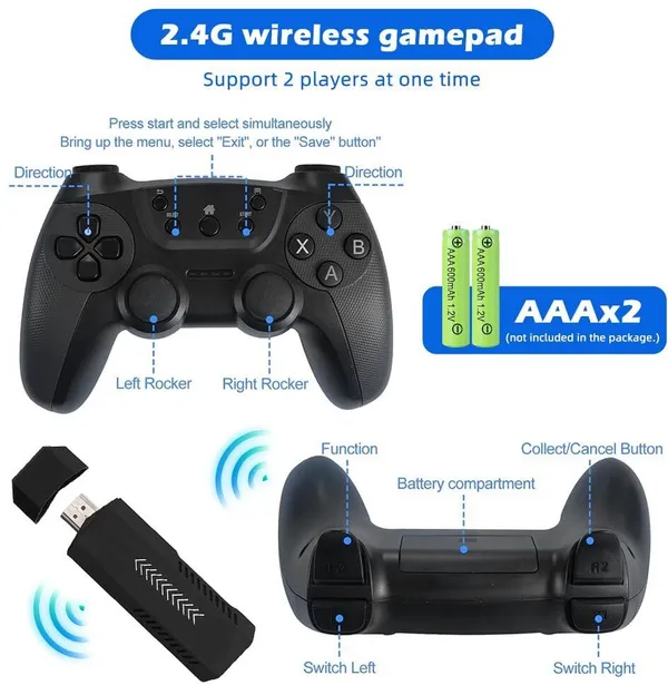 Playtastic_X2_Ultra_Retro_Game_Stick_-_Wireless_HD_Plug_&_Play,_52_Emulators,_30,000+_Games_64_GB_with_Video_Games_Like_Mario_,GTA_Vice_City,_God_Of_War,Tekken_(Black)