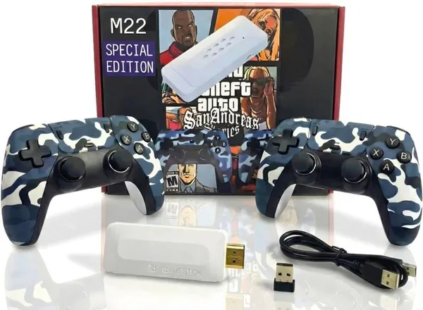 Playtastic_M22_Special_Edition_Game_stick_Retro_Video_Game_Console_64_GB_with_with_30000_Games_like_GTA_,_Tekken,_2_Wireless_Controllers_(Black)