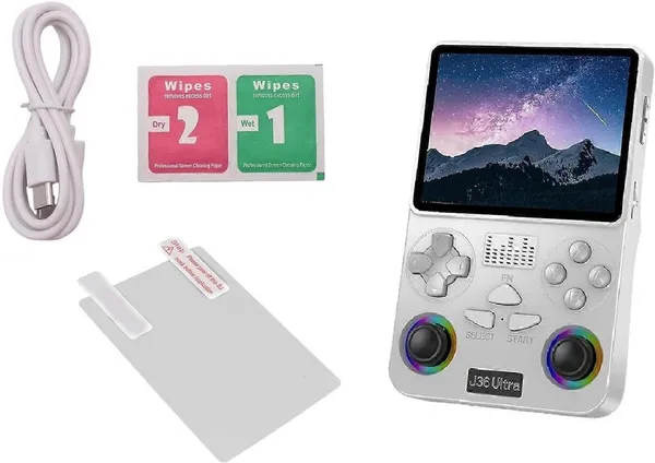 Playtastic_J36_Ultra_Game_Console_4_inch_Retro_Emulator_System_64_GB_with_RGB_joystick_lighting_&_Built-in_YouTube_support_(White)