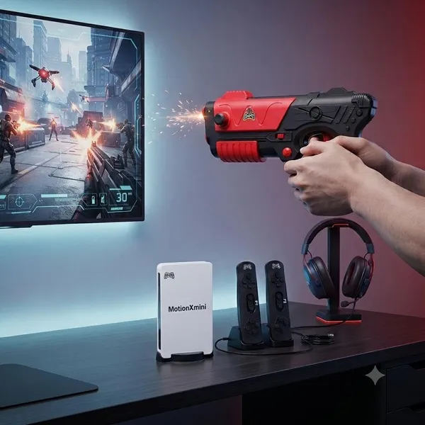 Playtastic_Motion-X-Mini_+_32_Bit_Motion_TV_Video_Game_Console_64_GB_with_Motion_Gun_Game_&_2_Wireless_Controllers_|_1056_Built-in_Games_(White)