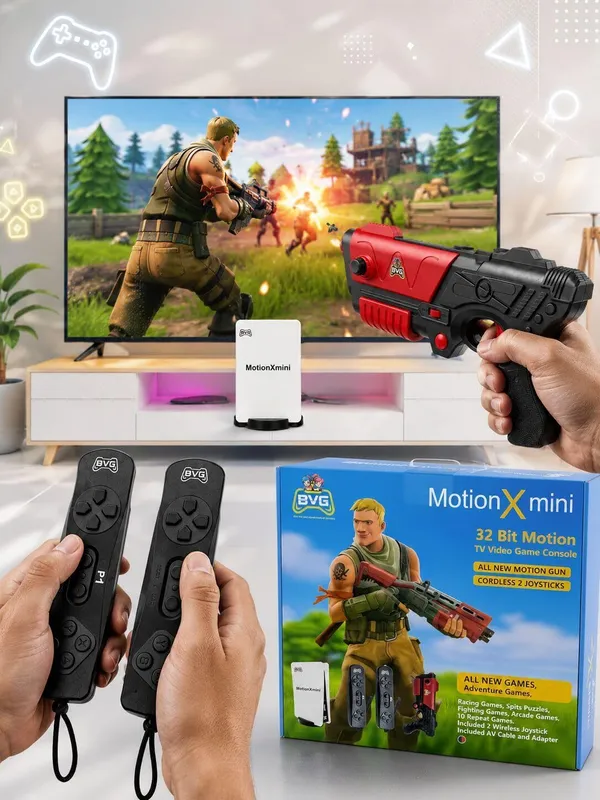 Playtastic_Motion-X-Mini_+_32_Bit_Motion_TV_Video_Game_Console_64_GB_with_Motion_Gun_Game_&_2_Wireless_Controllers_|_1056_Built-in_Games_(White)