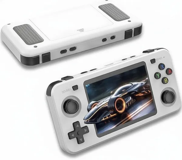 Playtastic_R36H_Game_Console_3.5_inch_Retro_Emulator_System_64_GB_with_15000+Preinstall_video_game_Mario_,GTA_Vice_City_(White)
