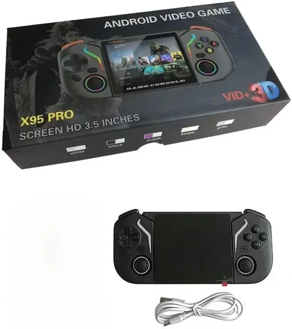 Playtastic_X95_Pro_Game_Console_3.5_Inch_Screen_Android_WiFi_64_GB_with_20000+Preinstall_video_game_20+_Simulators_(Black)