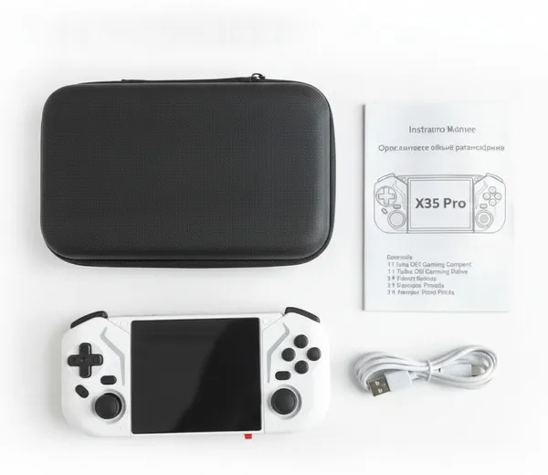 Playtastic_X95_Pro_Game_Console_3.5_Inch_Screen_Android_WiFi_64_GB_with_20000+Preinstall_video_game_20+_Simulators_(White)