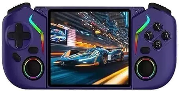 Playtastic_X95_Pro_Game_Console_3.5_Inch_Screen_Android_WiFi_64_GB_with_20000+Preinstall_video_game_20+_Simulators_(Purple)