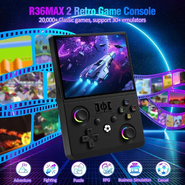 Playtastic_R36_Max_2_Retro_Game_Console_4.5_inch_Retro_Emulator_System_64_GB_with_15000+Preinstall_video_game_Mario_,GTA_Vice_City_(Black)