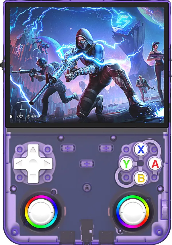 Playtastic_R36_X_Ultra_Game_Console_4.5_inch_Retro_Emulator_System_64_GB_with_20000+Preinstall_video_game_20+_Simulators_(Purple)