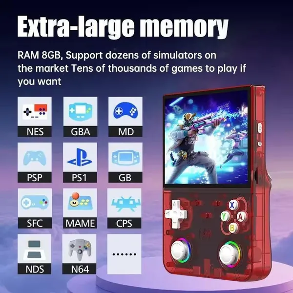 Playtastic_R36_X_Ultra_Game_Console_4.5_inch_Retro_Emulator_System_64_GB_with_20000+Preinstall_video_game_20+_Simulators_(Purple)