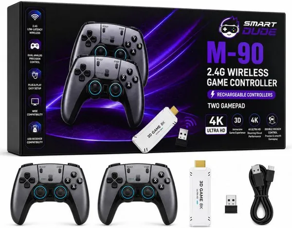 Playtastic_M90_Retro_Game_Stick_-_Wireless_HD,_52_Emulators,_25000+_Games_64_GB_with_Tekken,_God_Of_War,_2_Rechargeable_Wireless_Controllers_(Multicolor)
