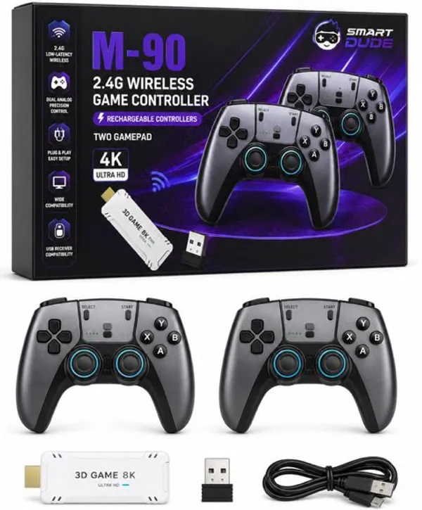 Playtastic_M90_Retro_Game_Stick_-_Wireless_HD,_52_Emulators,_25000+_Games_64_GB_with_Tekken,_God_Of_War,_2_Rechargeable_Wireless_Controllers_(Multicolor)