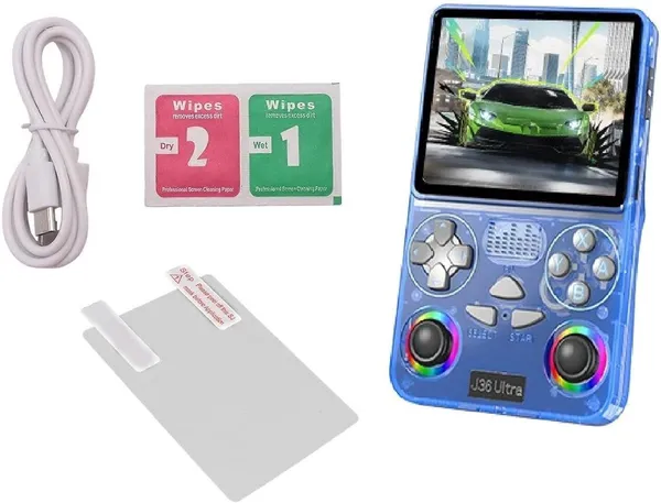 Playtastic_J36_Ultra_Game_Console_4_inch_Retro_Emulator_System_64_GB_with_RGB_joystick_lighting_&_Built-in_YouTube_support_(Purple)