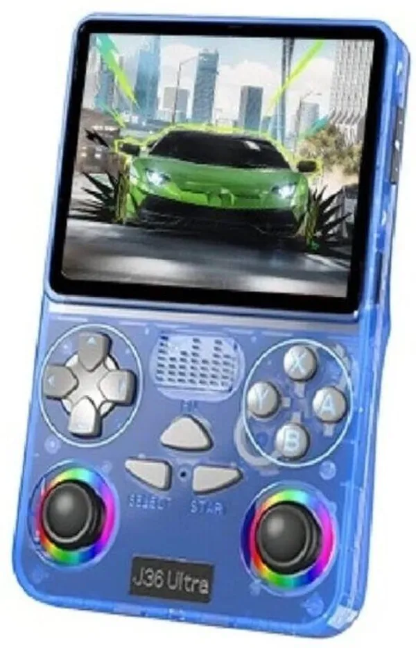 Playtastic_J36_Ultra_Game_Console_4_inch_Retro_Emulator_System_64_GB_with_RGB_joystick_lighting_&_Built-in_YouTube_support_(Blue)