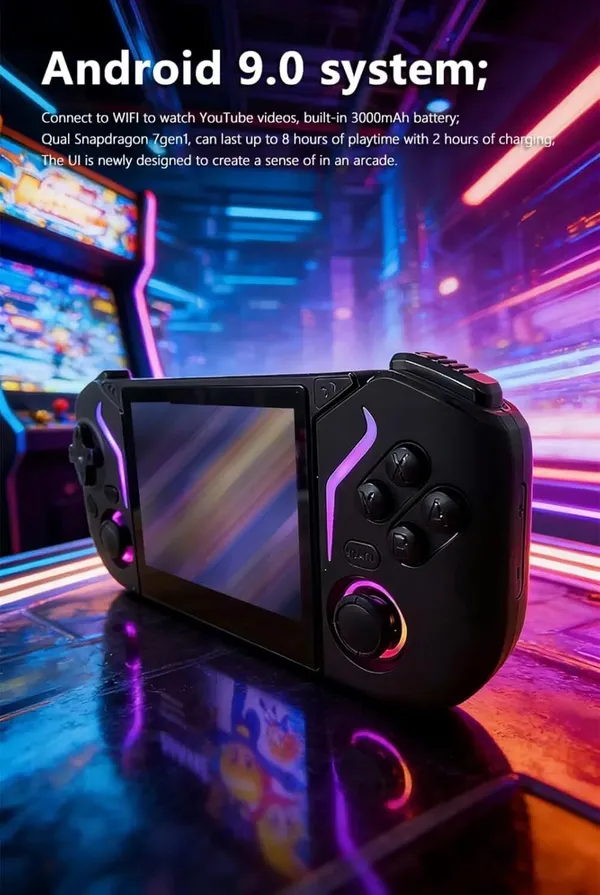 Playtastic_X95_PRO_Portable_Retro_Gaming_Console_|_RGB_Analog_Joysticks_64_GB_with_15000+Preinstall_video_game_Mario_,GTA_Vice_City_(Purple)