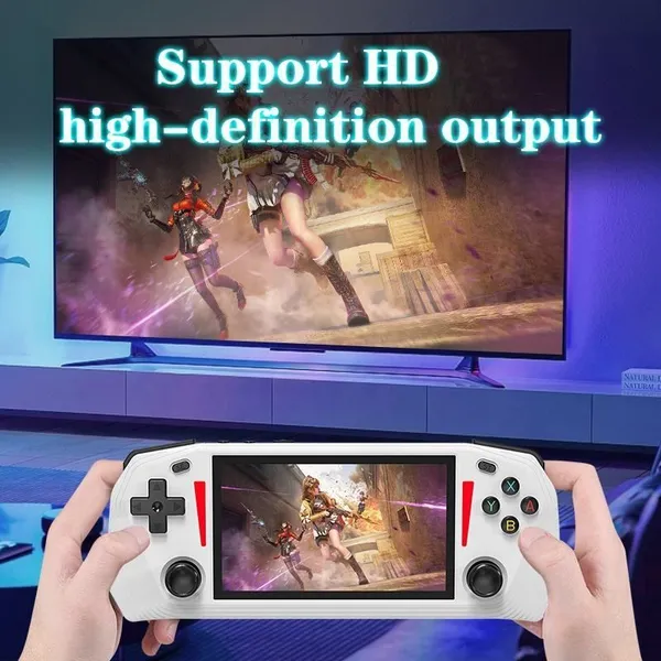 Playtastic_G33_4.3”_IPS_Screen_Gaming_Console_Game_Player_with_20+_Classic_Emulators_64_GB_with_Built-in_64G_TF_Card,_Linux_System_4.3_Inch_IPS_Screen_(White)