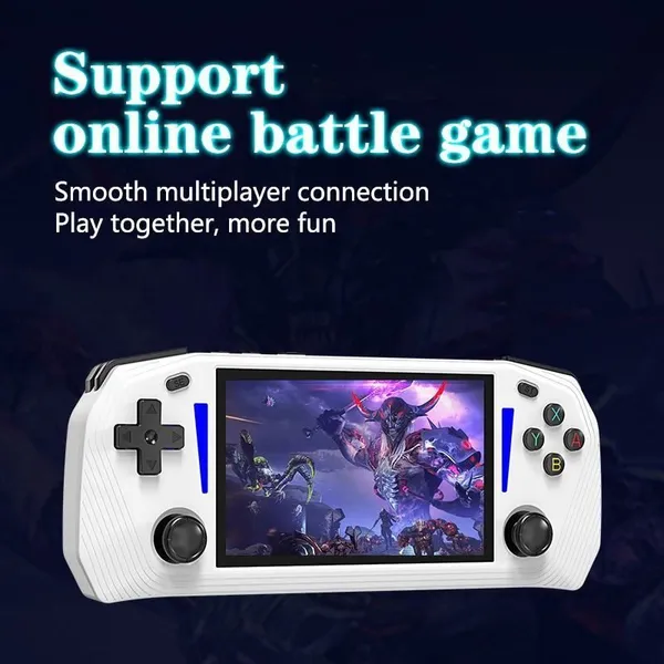 Playtastic_G33_4.3”_IPS_Screen_Gaming_Console_Game_Player_with_20+_Classic_Emulators_64_GB_with_Built-in_64G_TF_Card,_Linux_System_4.3_Inch_IPS_Screen_(White)