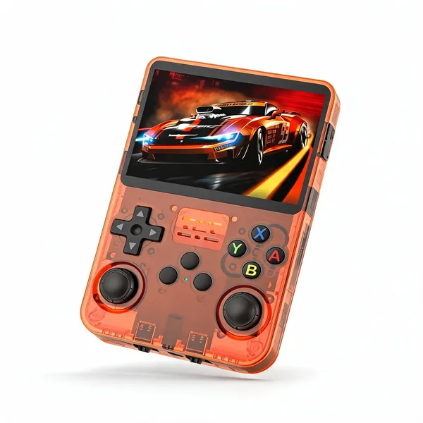 Playtastic_R36S_Game_Console_3.5_Inch_Retro_Emulator_System_64_Gb_With_15000+Preinstall_Video_Game_Mario_,Gta_Vice_City_(Orange)
