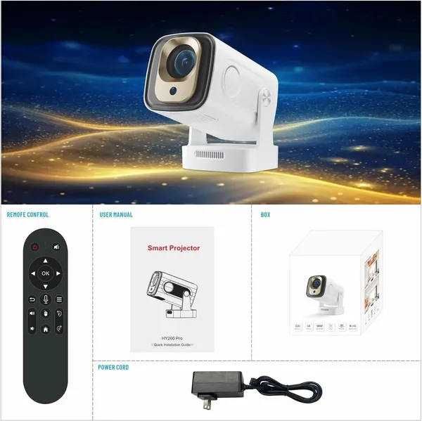 Playtastic_HY260_Pro_Mini_Projector_Physical_1080P_Voice_Control_Free-Style_180°_Projection_(3500_lm)_Portable_Projector_(White)